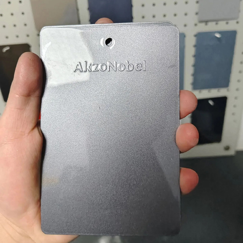 Silver gray metal repair primer